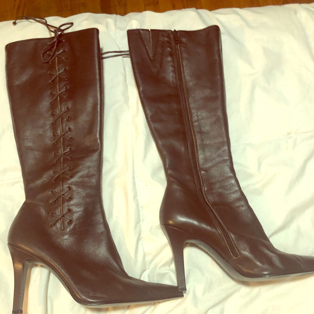 Chocolate 🍫 Brown knee high boots